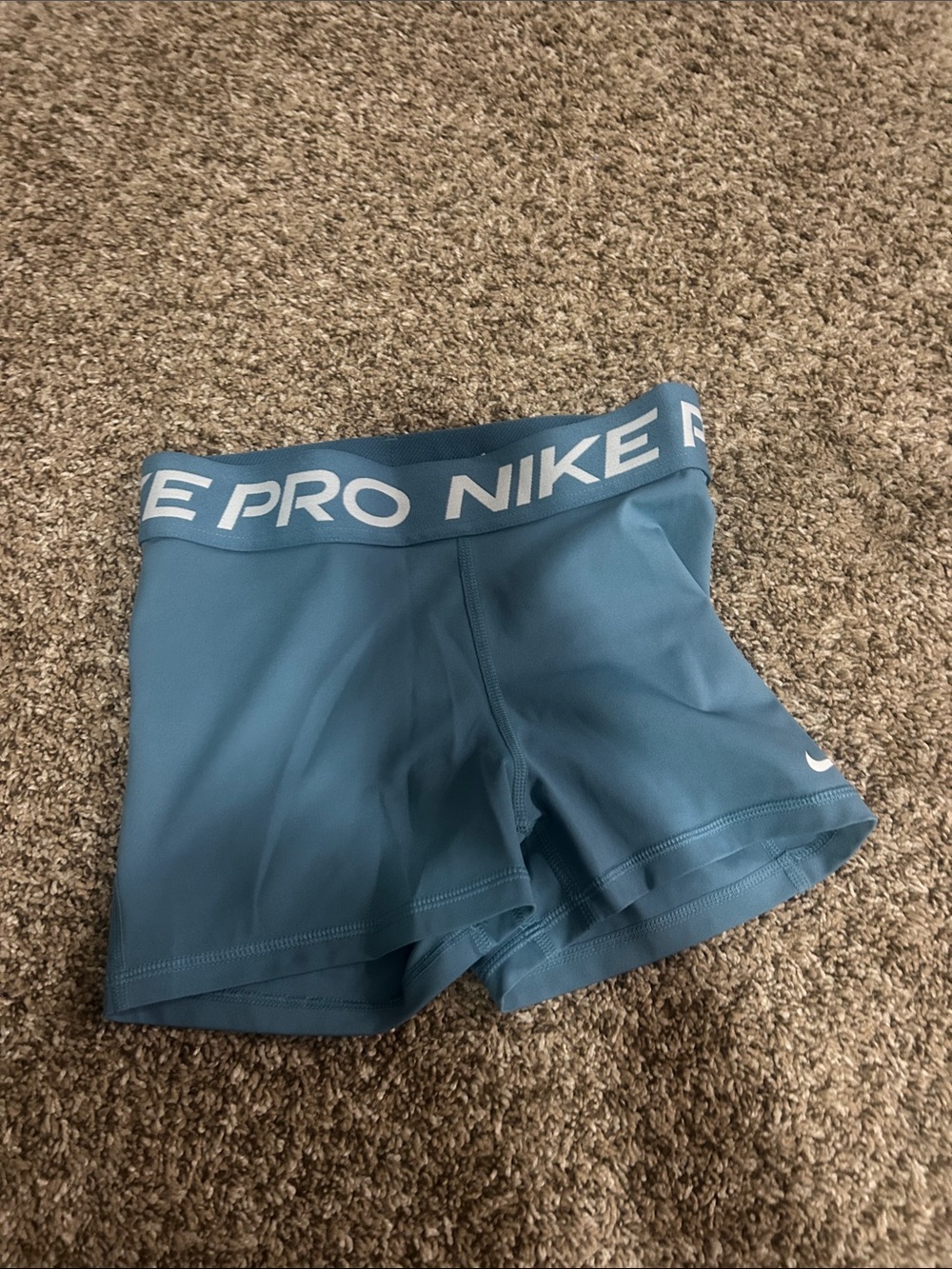 Nike Teal Blue Performance Compression Shorts - Picture 1 of 1